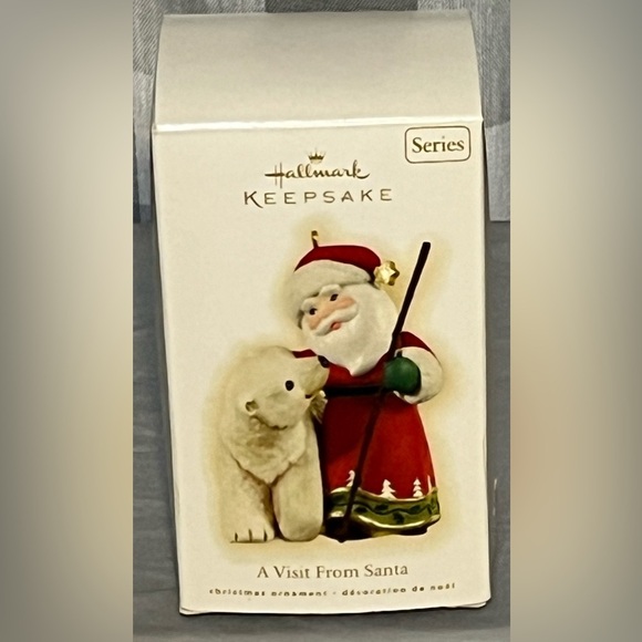 2009 Hallmark Keepsake Visit From Santa Ornament‎ - Picture 1 of 9